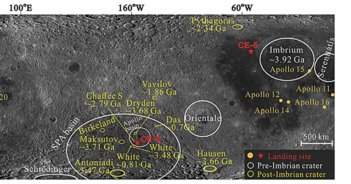Rocks from unexplored far side of the moon help rewrite lunar history