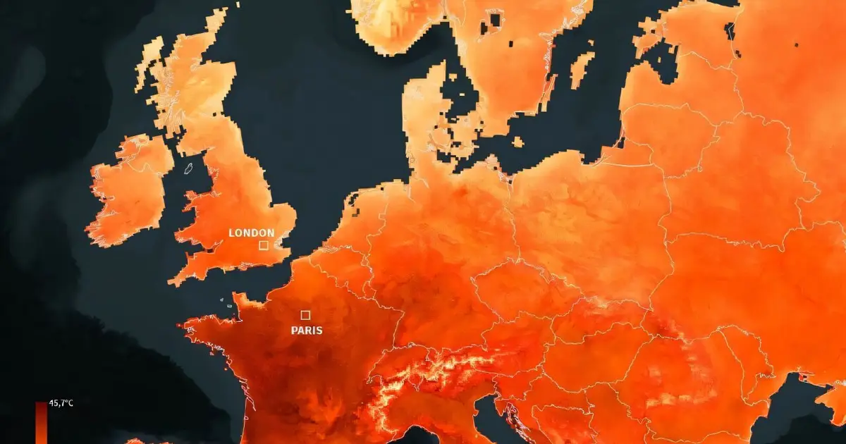 Heat wave bakes 100 mn Europeans at over 35C