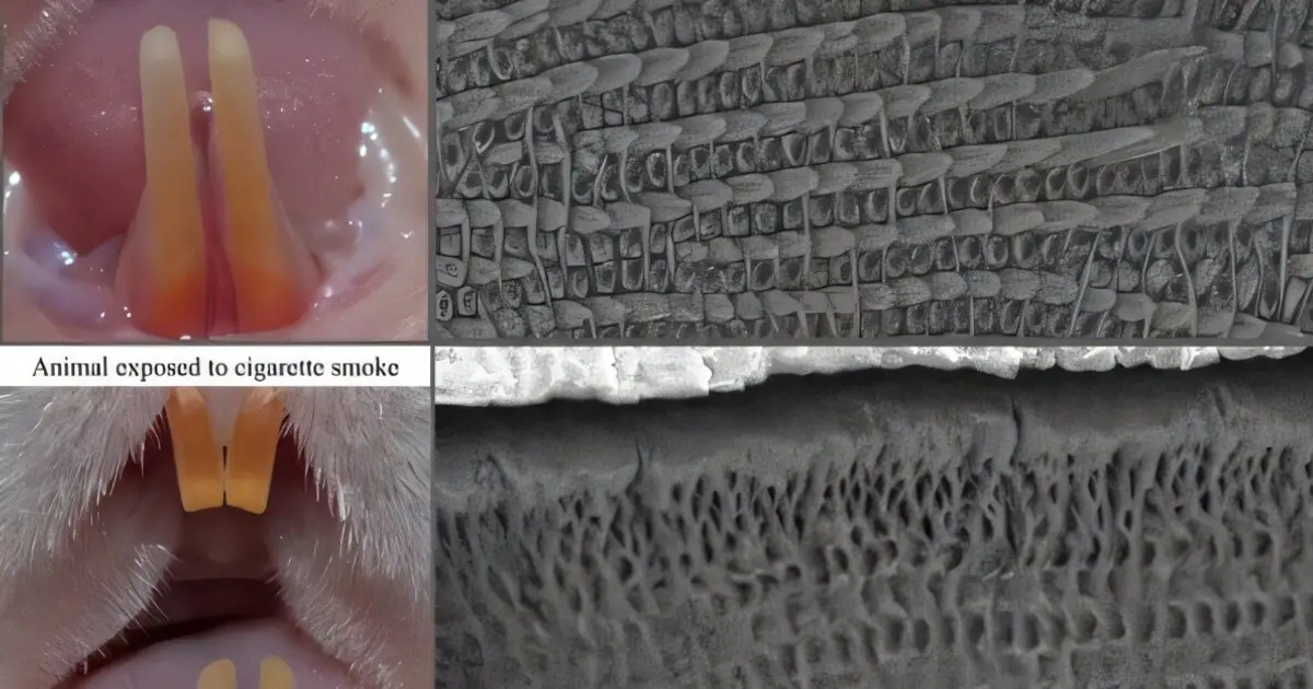 Rat study finds early secondhand smoke exposure can alter tooth enamel mineralization