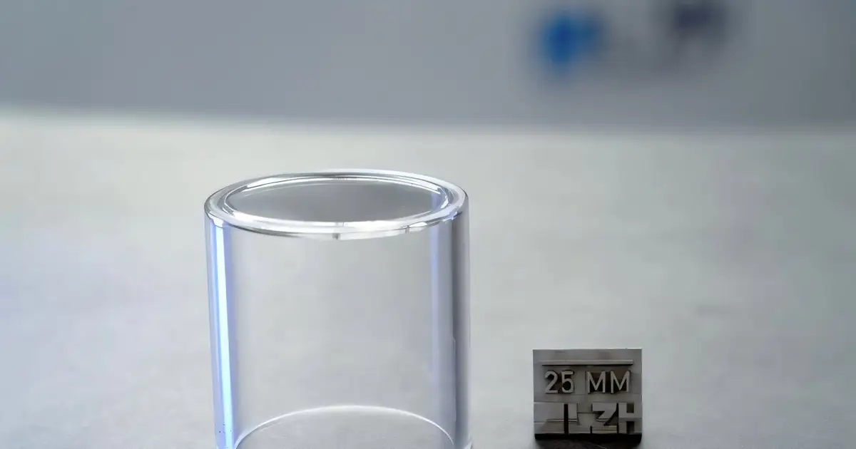 Secure glass containers for storing chemical waste through laser welding