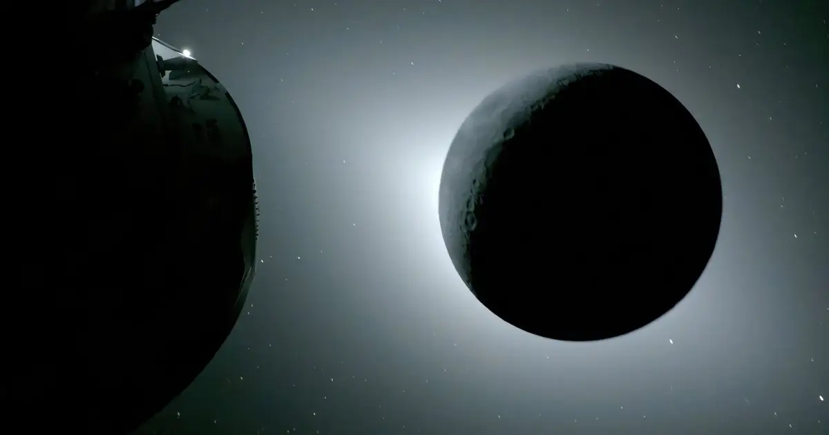 Seeing an eclipse from Earth is awe‑inspiring—for astronauts in space, the scene was even more grand