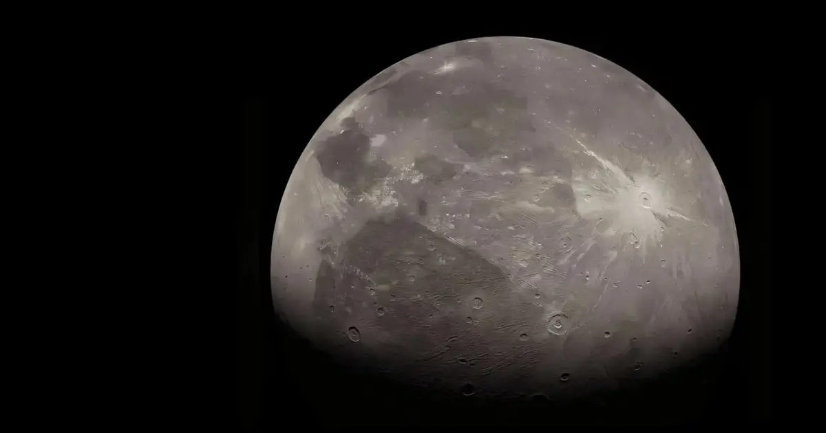 Study identifies geysers the JUICE mission could explore on Ganymede