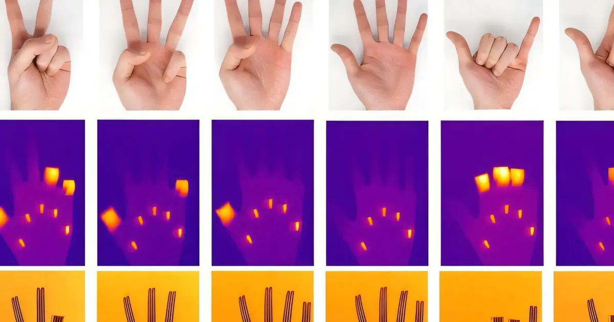 Artificial hand reproduces human gestures using memory written into light-responsive polymers