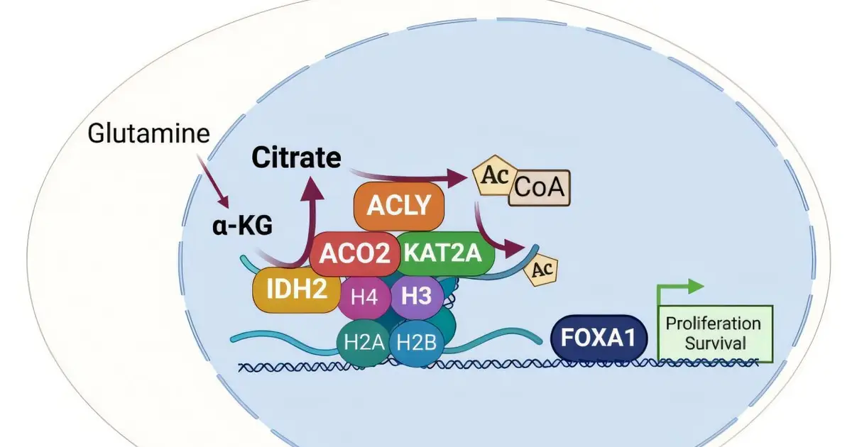 Team discovers metabolic pathway in cell nucleus that helps cancer progress