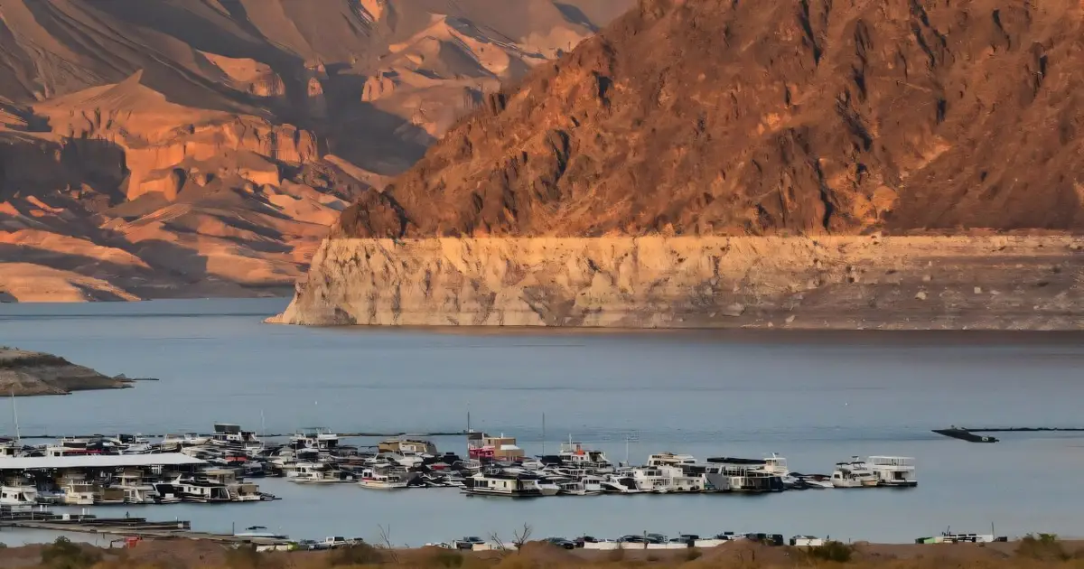 Climate change leaves its mark on America's largest reservoir