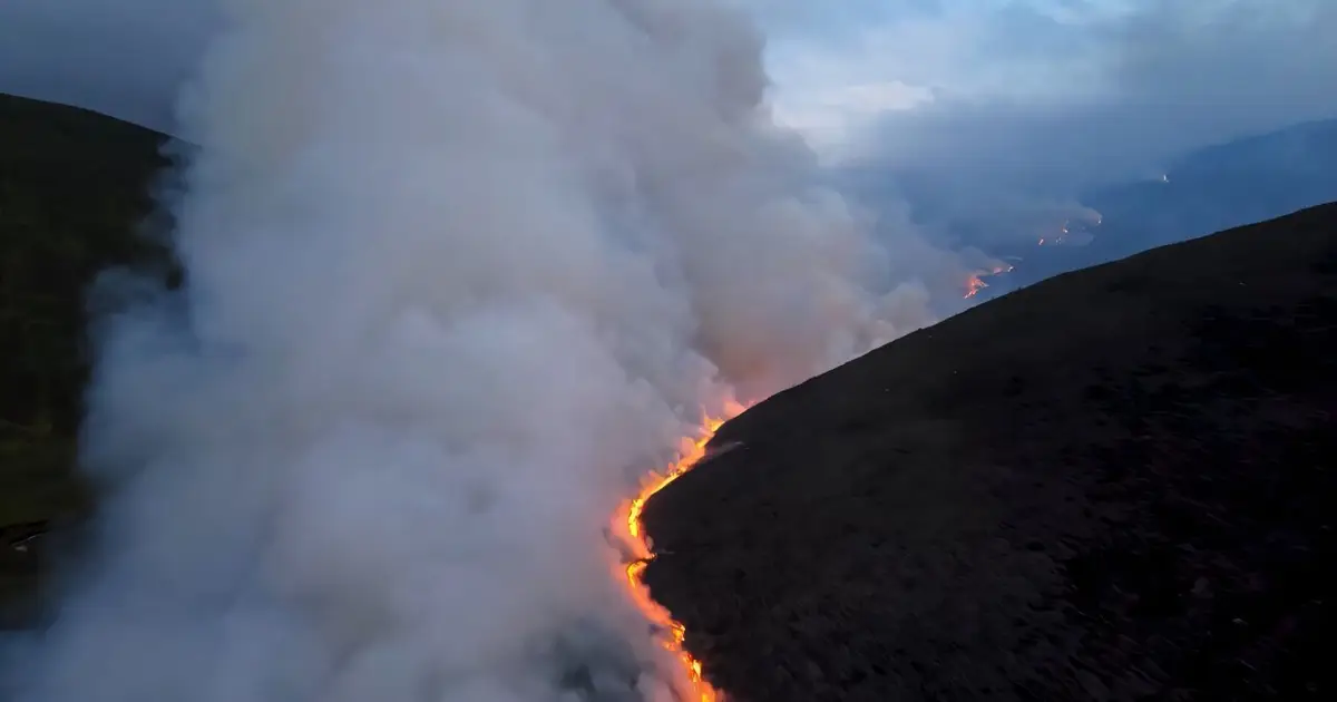 Scotland declares 'major' wildfire in Cairngorms national park