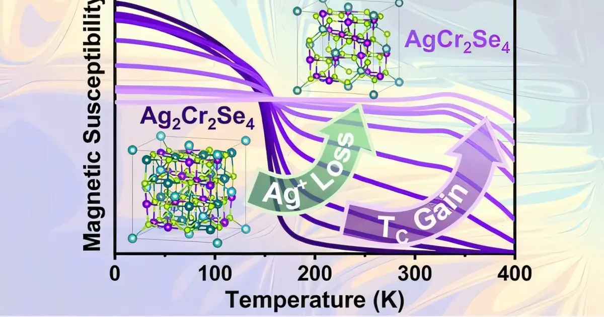 When exposed to air, new nanomaterial becomes magnetic at high temperatures