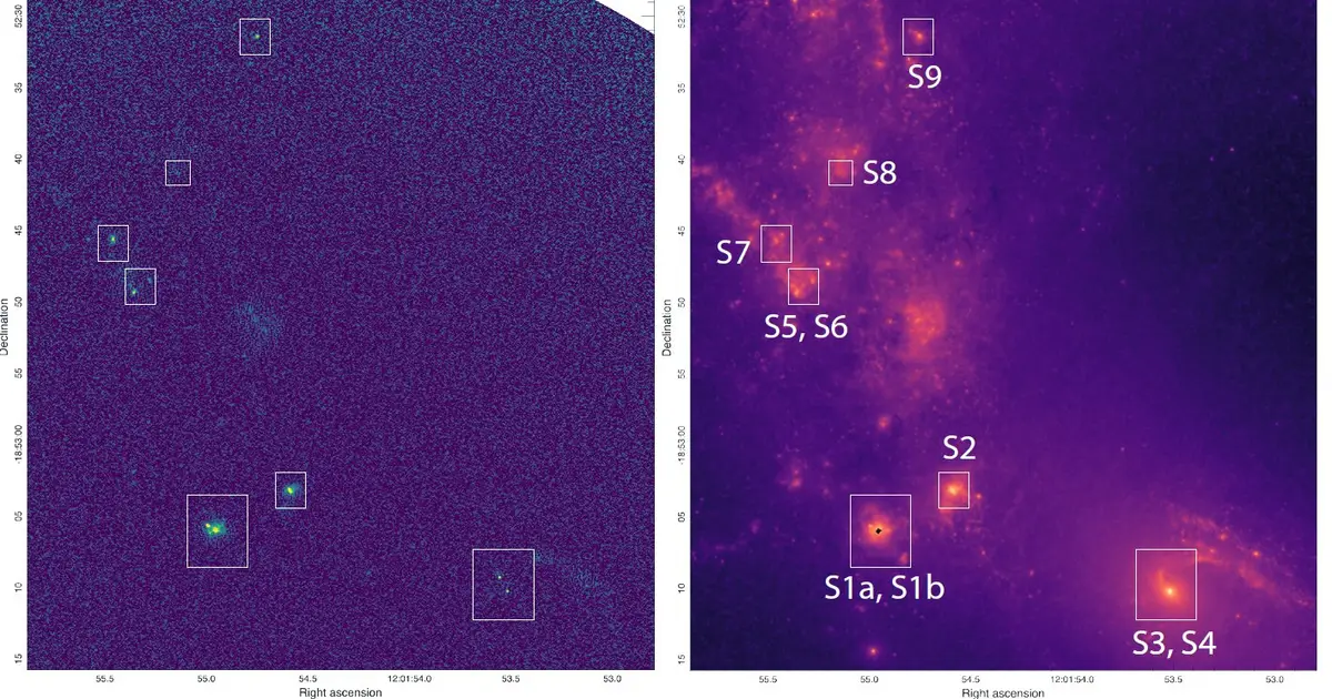 A hidden supermassive black hole may be lurking inside the Antennae galaxies