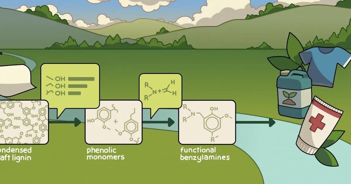 One of industry's toughest lignin byproducts could become feedstock for valuable chemicals