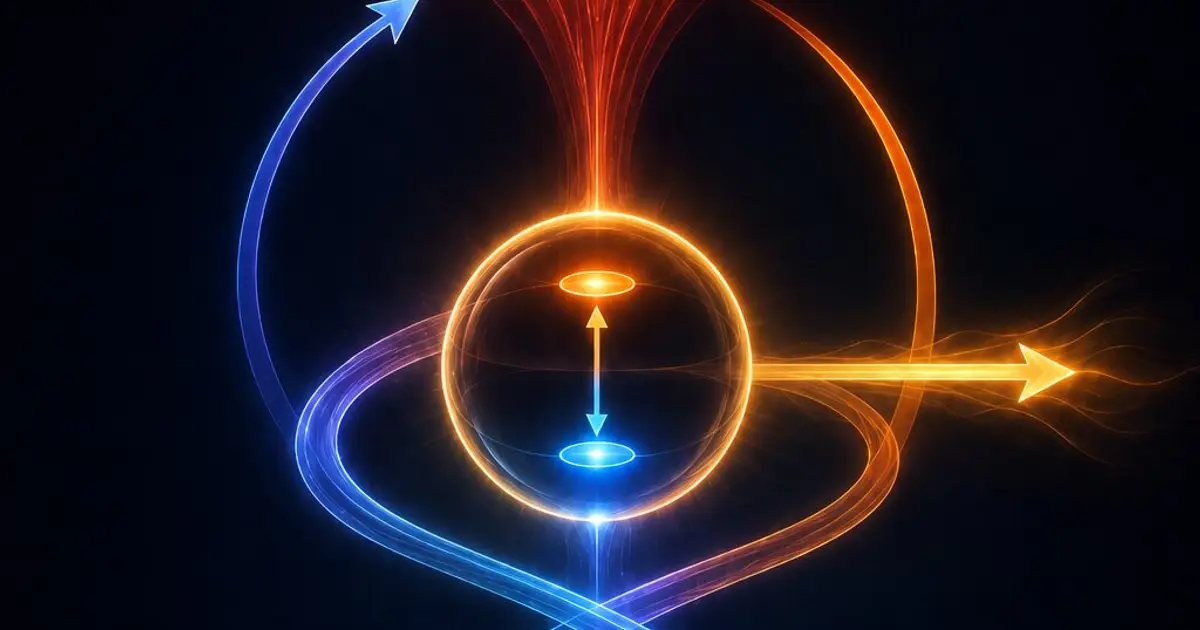 A quantum heat engine that simultaneously provides work and refrigeration