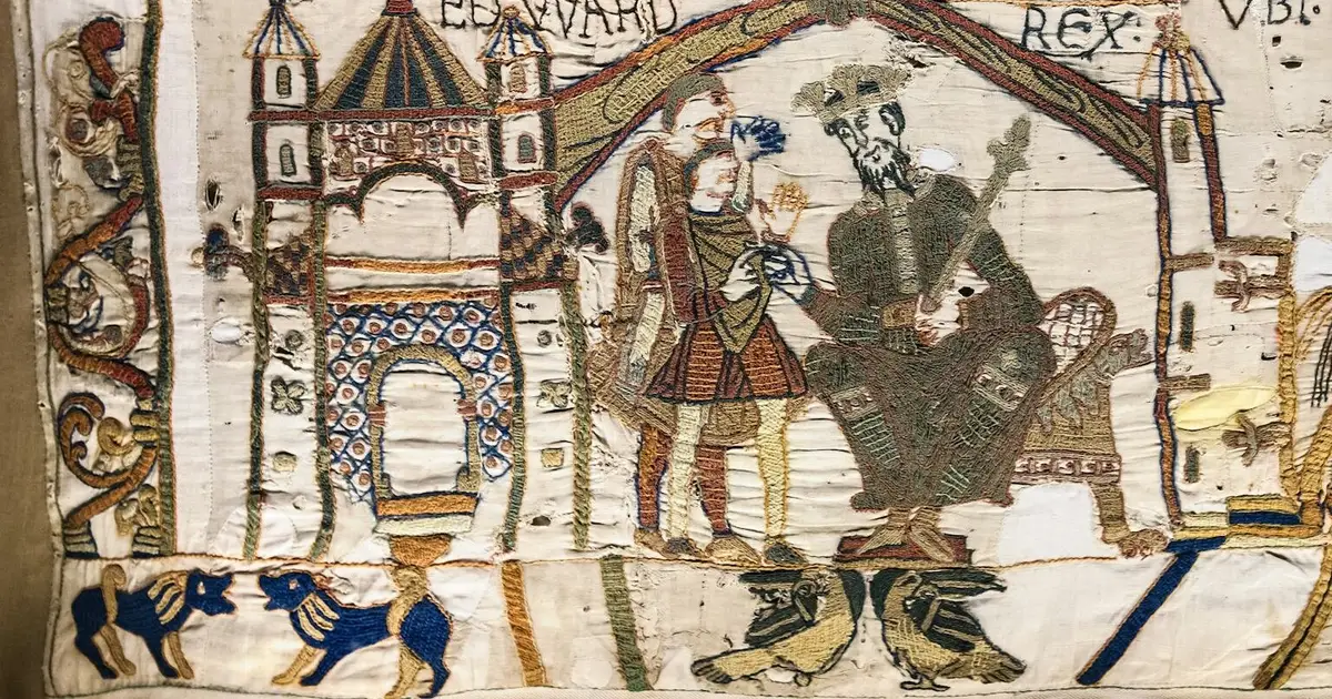 What the Bayeux tapestry reveals about medieval buildings on both sides of the Channel
