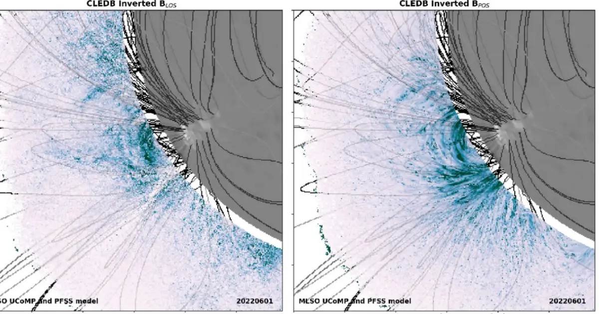 Sun's outer magnetic field mapped in 3D for the first time