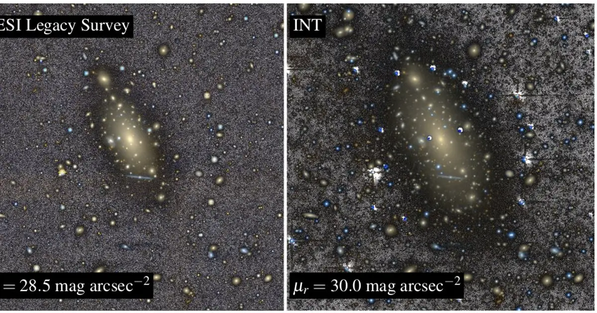 Astronomers finally measure the full size of the largest known galaxy