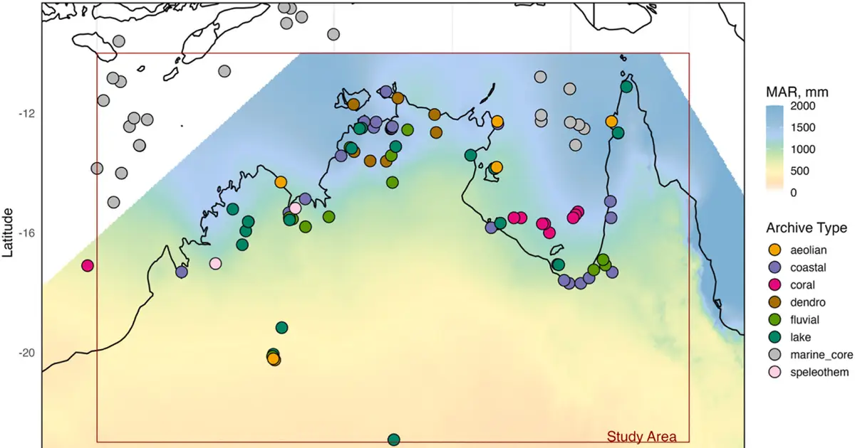 Australia's ancient rainfall patterns more complex than previously believed