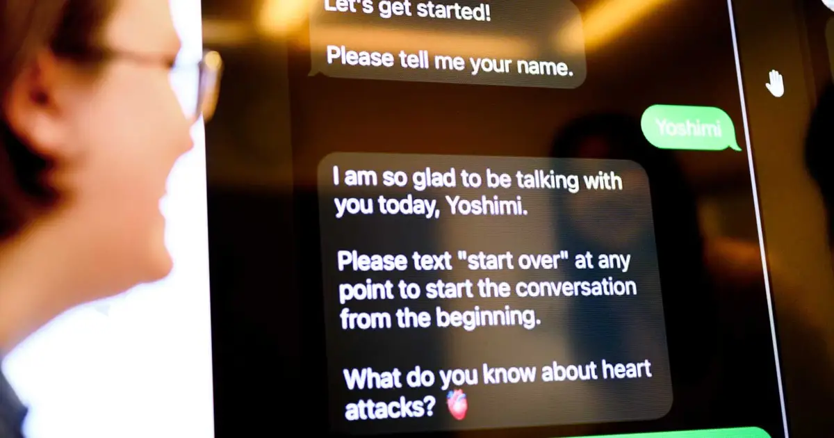 Can an AI chatbot help women recognize heart disease?