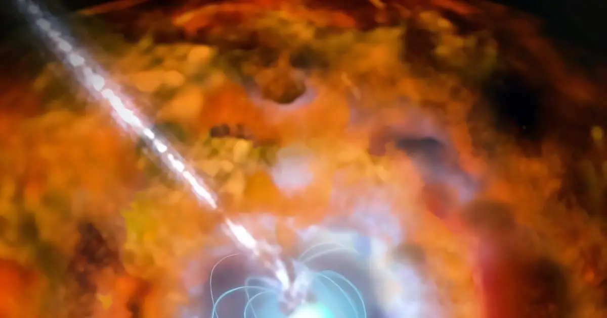 Cosmic eruption caught in the act by submillimeter array's new fastest response system