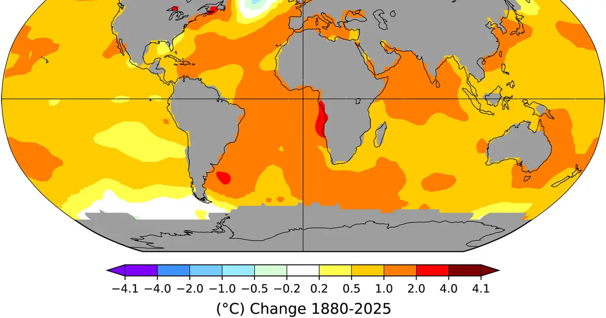 Atlantic 'cold blob' caused by weakening ocean current system that's likely nearing a tipping point, reanalysis finds