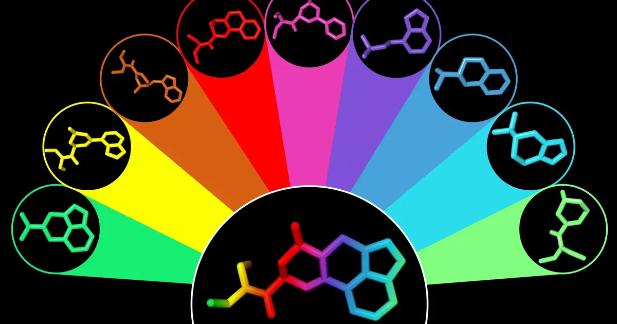 Stripped-down LSD reveals structural features linked to hallucinogenic and therapeutic effects