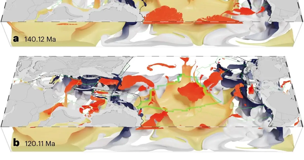 Deep Earth model traces 270 million years of seamount formation across oceans