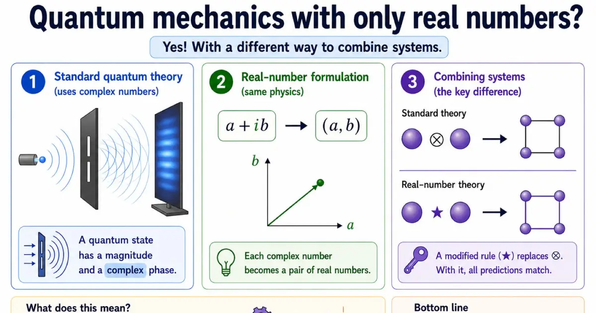 Quantum mechanics theory may work without imaginary numbers, new analysis suggests