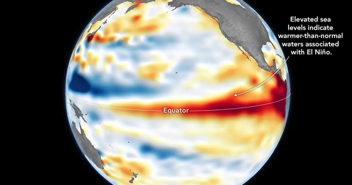 El Niño is underway, satellite observations show