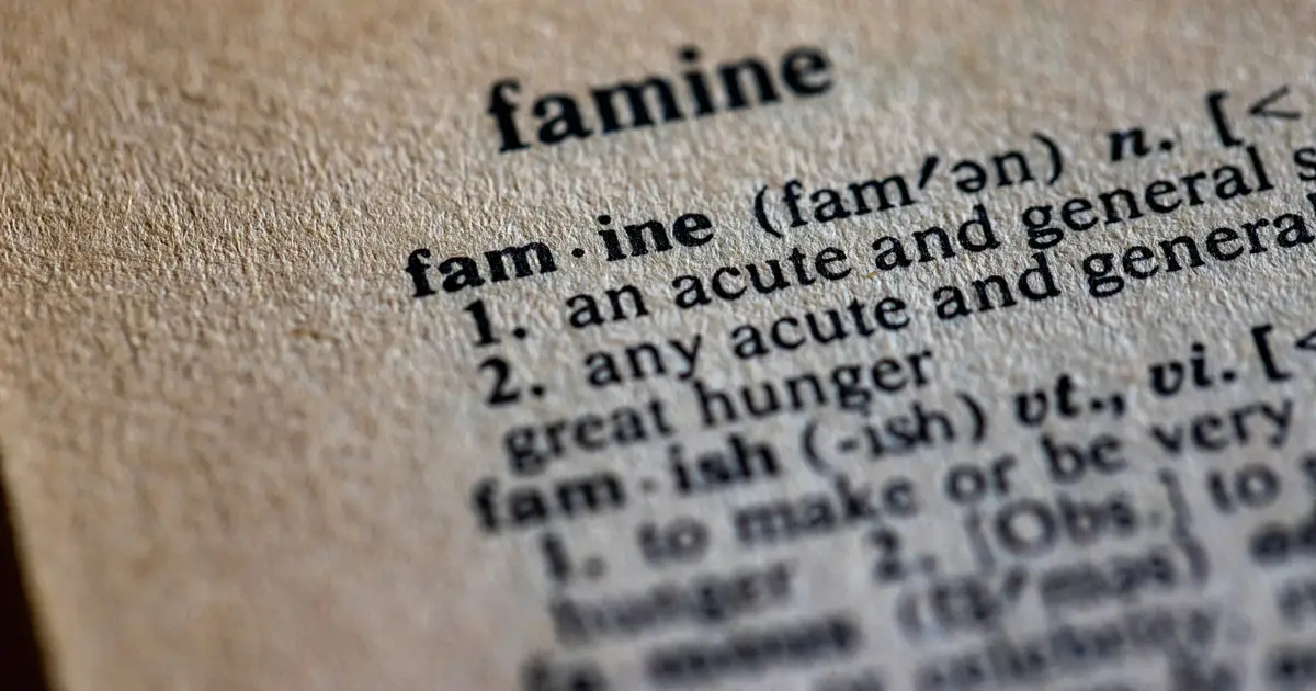 Predicting the conditions that create famine