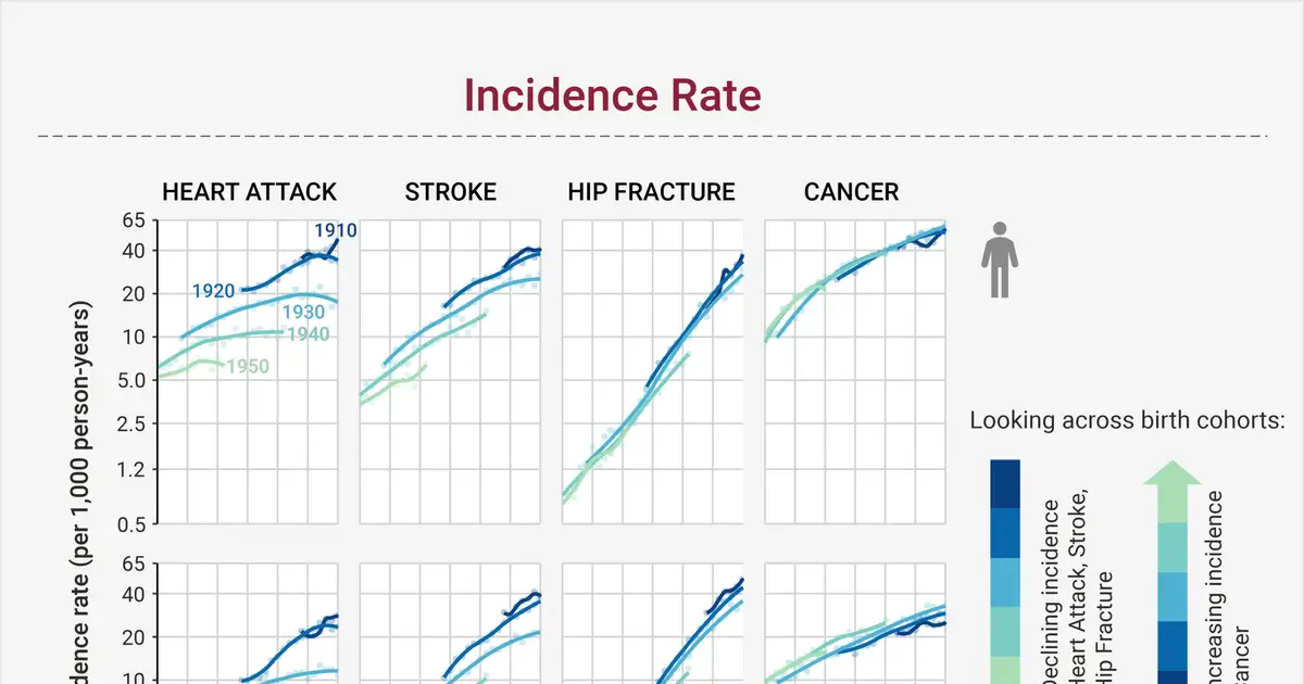 Fewer heart attacks, more cancer cases, and better survival chances: The effectiveness of disease prevention