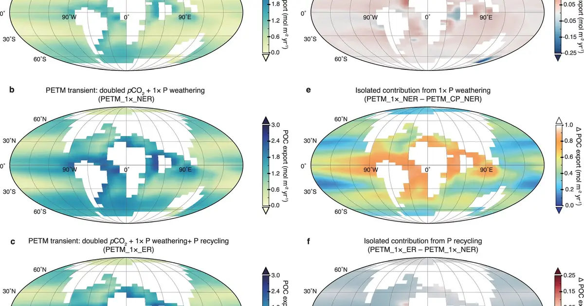 As ancient oceans warmed, carbon export and fish productivity surged