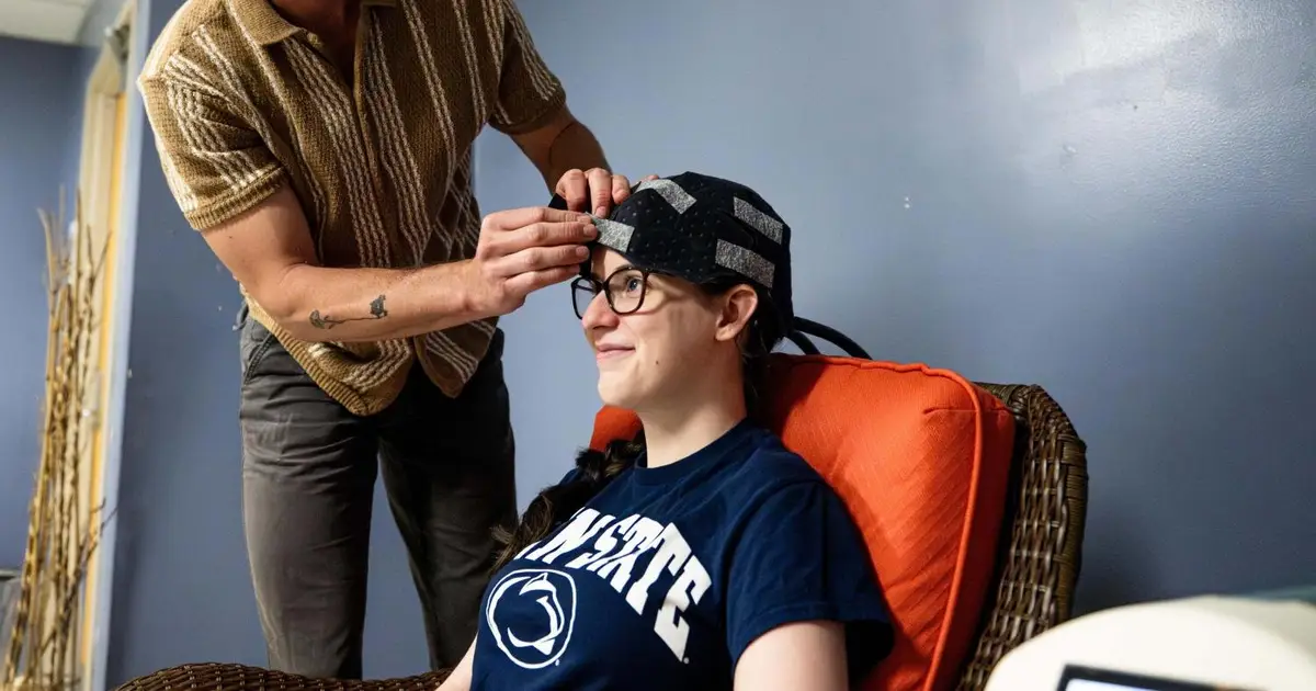 Head cooling may reduce depression symptoms and change brain activity