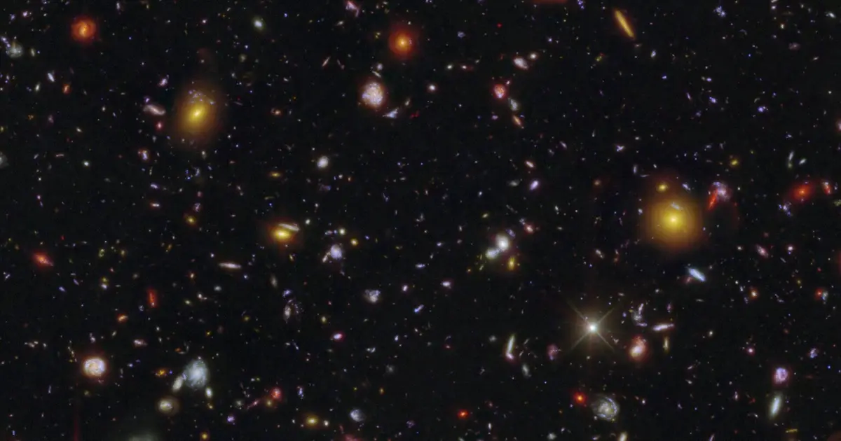Hubble details early galaxy transforming neighborhood 1.4 billion years after Big Bang