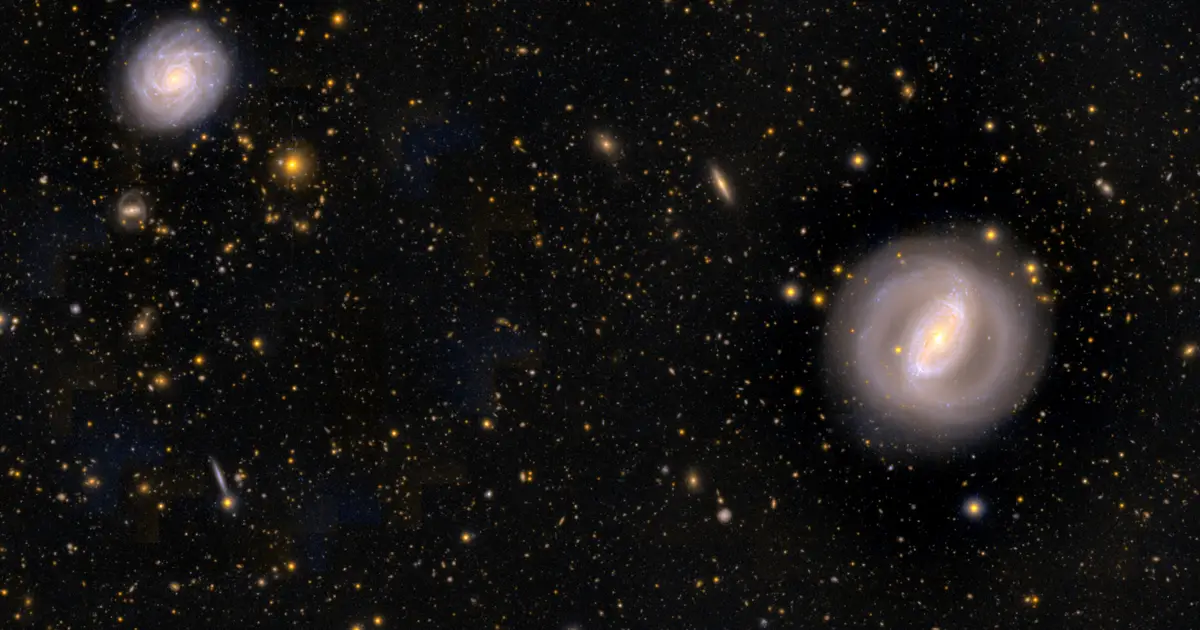 Image: Galaxy pair NGC 3504 and NGC 3512