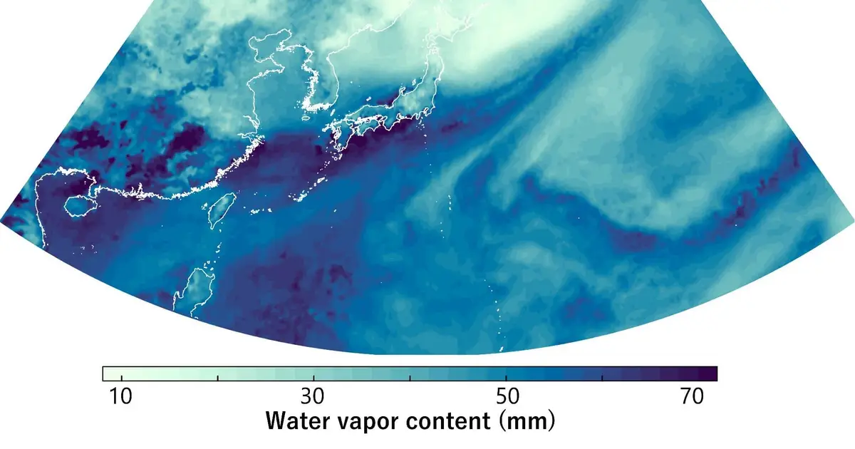 Atmospheric rivers over Japan intensify 8% in 42 years, raising flood risk
