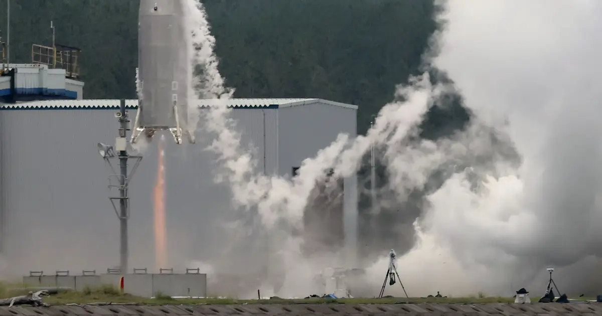 Japan's space agency conducts first test flight for experimental reusable rocket