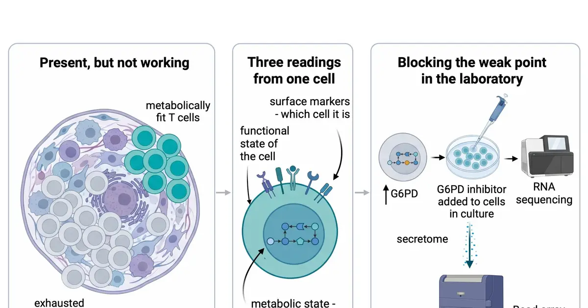 Investigators identify a metabolic weak point in exhausted immune cells in head and neck cancer