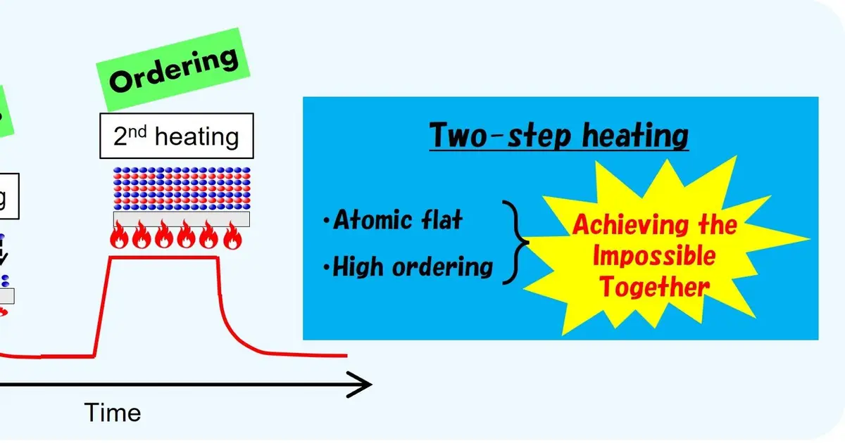 Just 50°C decides whether an ultrathin magnetic film stays flat or falls apart