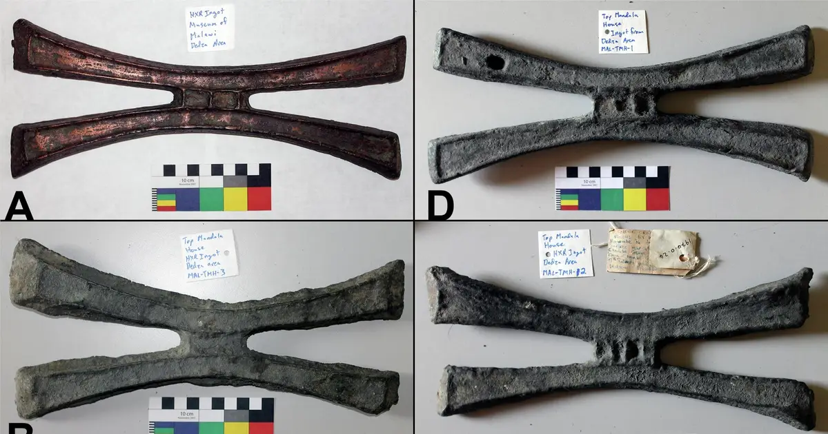 Lead isotopes trace Malawi's mysterious copper ingot hoard to Congo's Kipushi mine