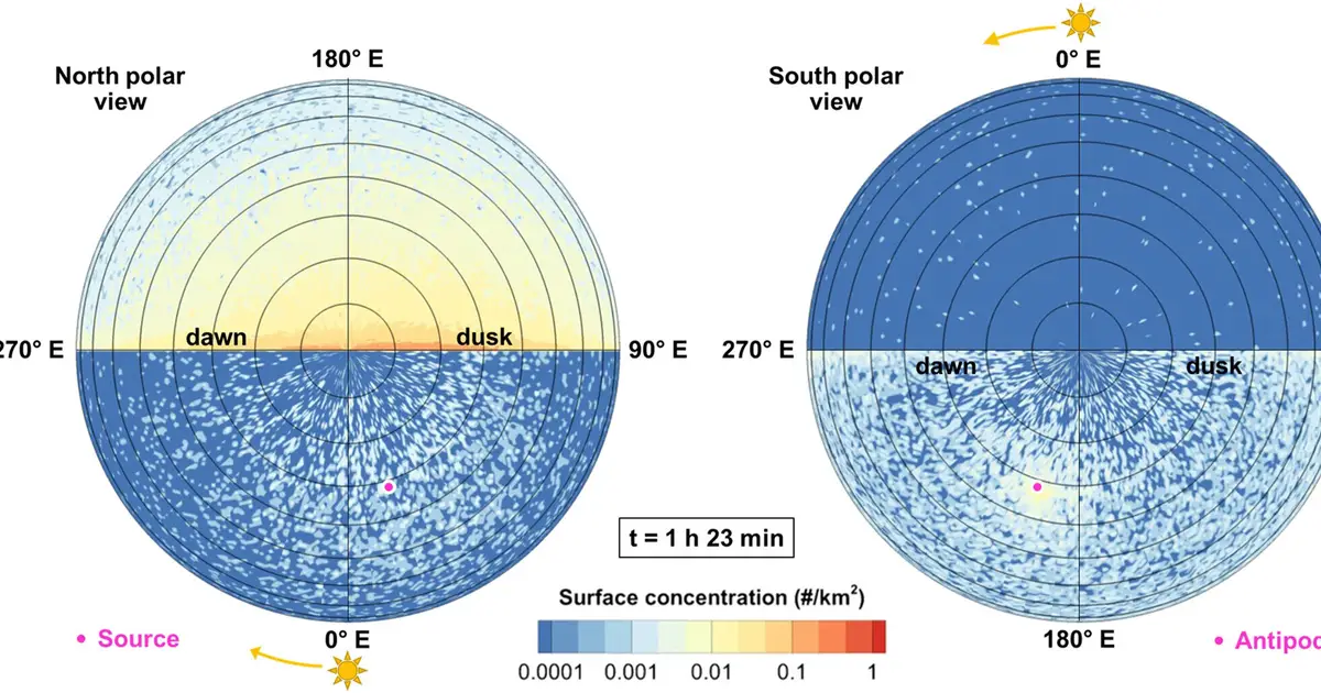 Mercury's water ice may have been deposited by a larger, slower impactor than previously thought—in only one day