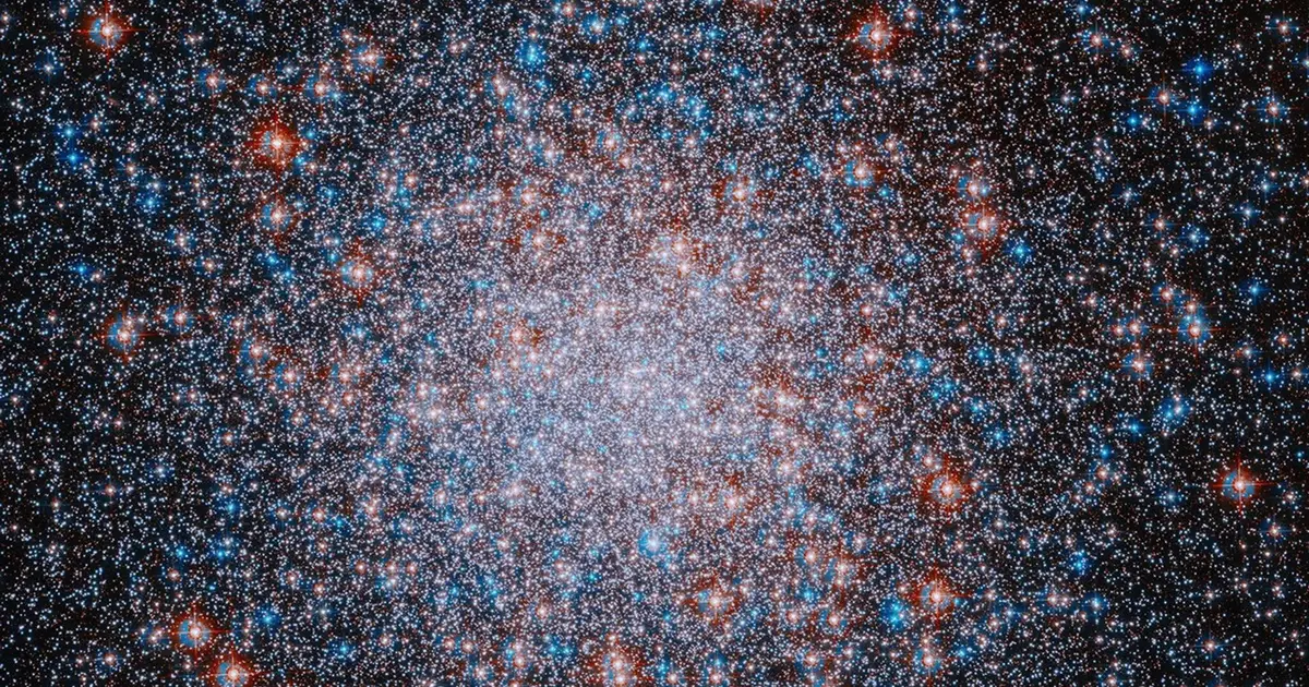 NASA's Hubble spots star-spangled cosmic scene