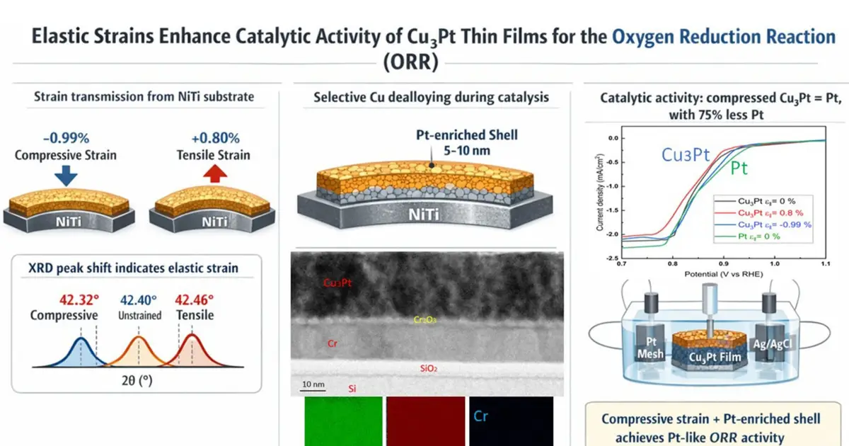 New catalyst with 75% less platinum promises to reduce the cost of hydrogen fuel cells