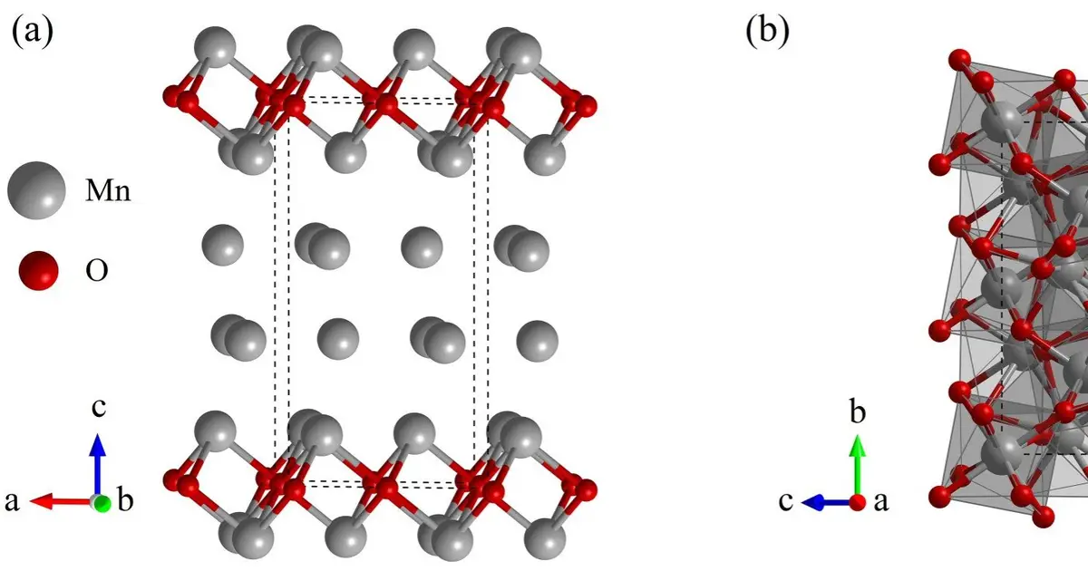 Deep-Earth seismic anomalies may be explained by newly discovered manganese compound