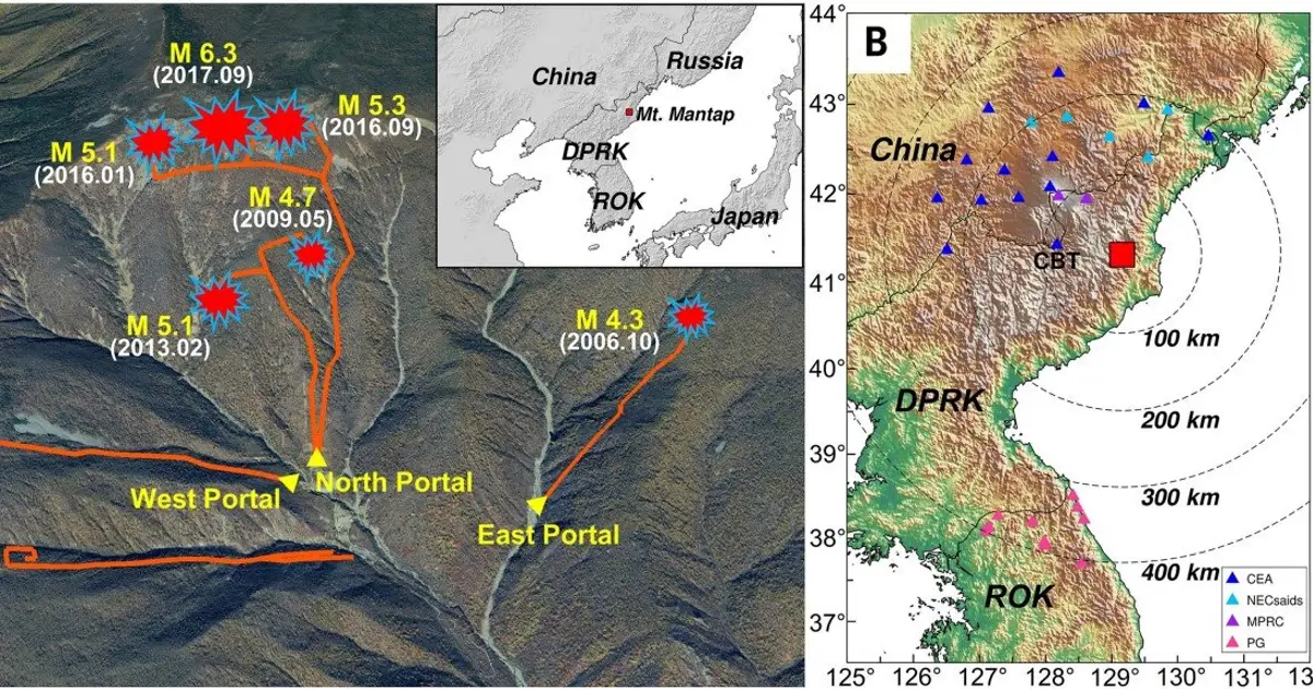 North Korea's nuclear testing may have triggered hundreds of earthquakes over several years