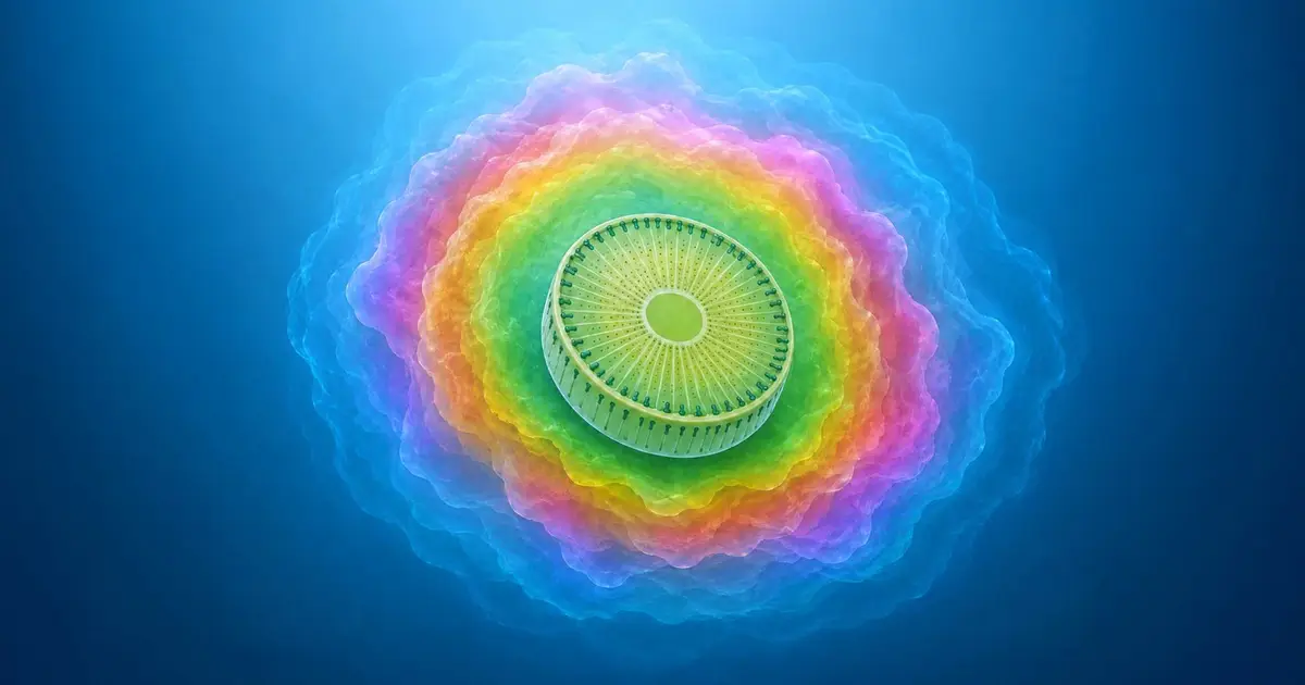 Onion-like chemical halos may surround phytoplankton that power half of global photosynthesis