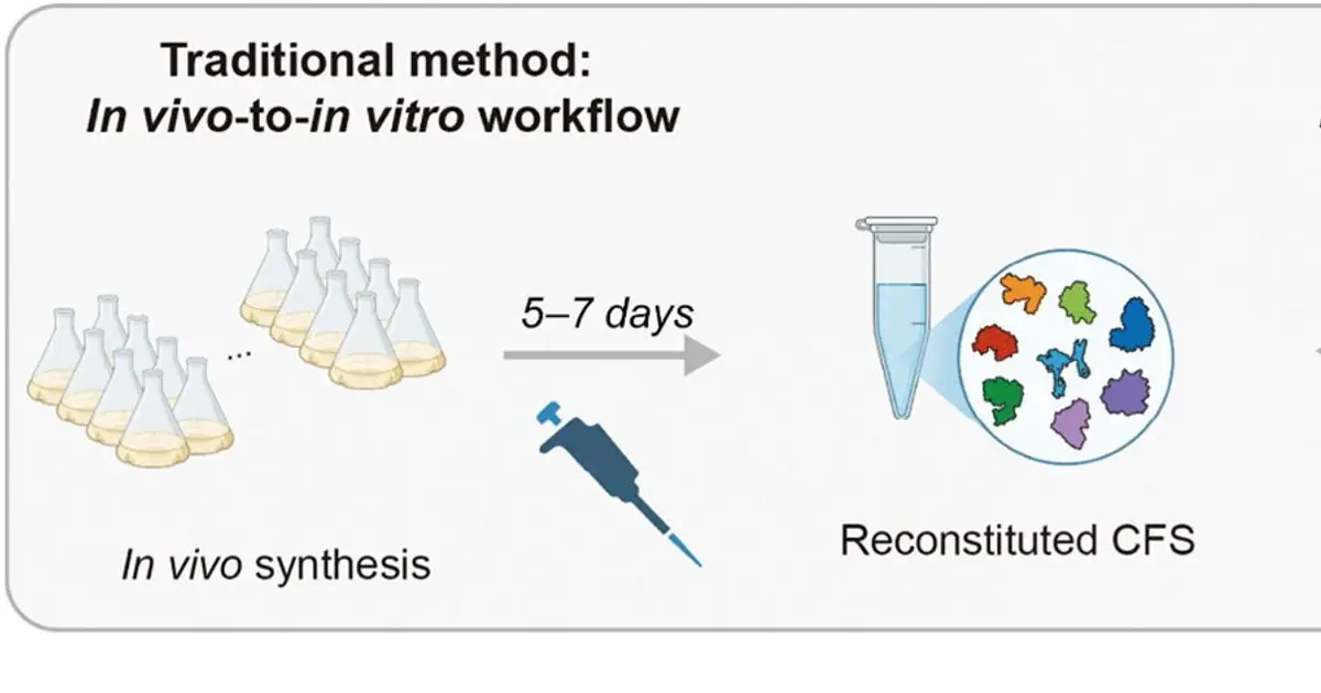 Research team cuts cost of building reconstituted cell-free systems by 95%