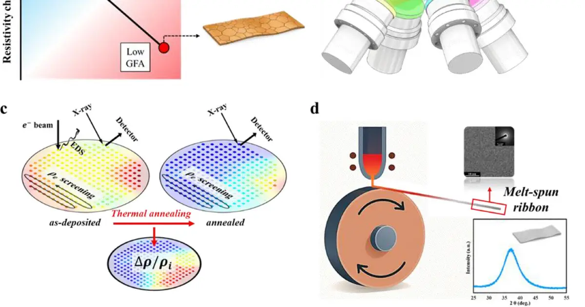 A new indicator to speed up metallic glass discovery