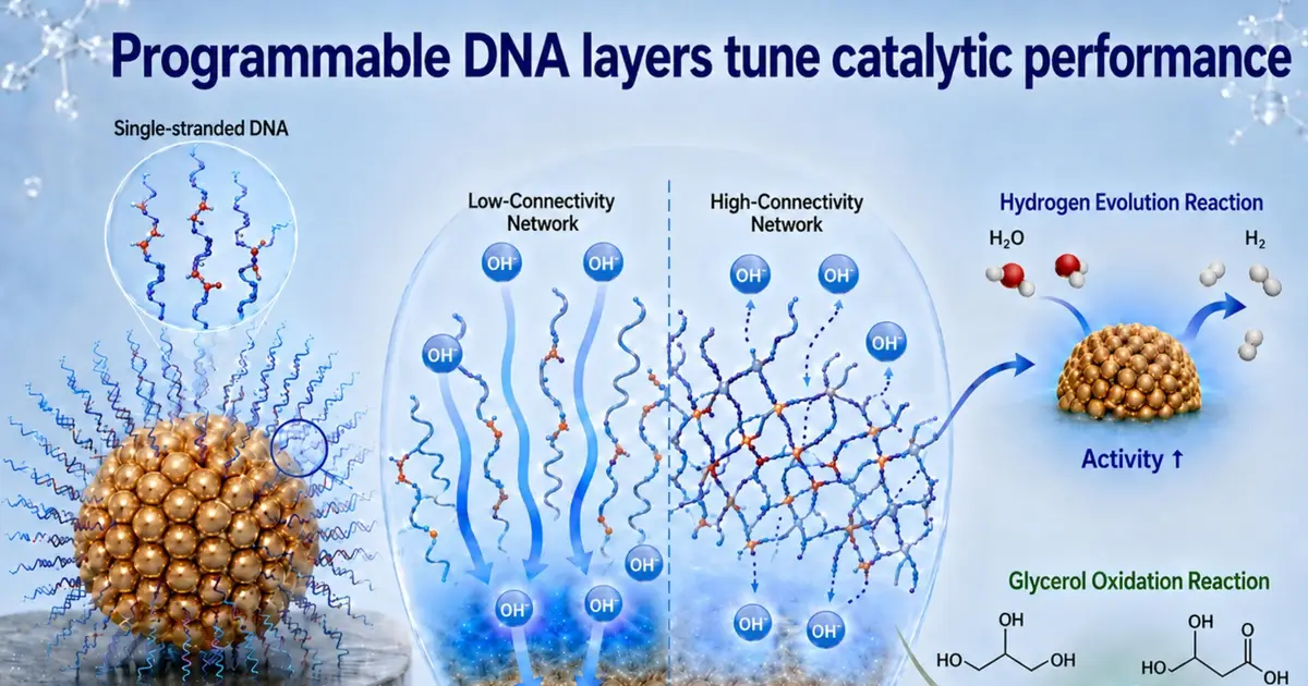 DNA design unlocks nanometer-scale catalyst control for cleaner hydrogen production