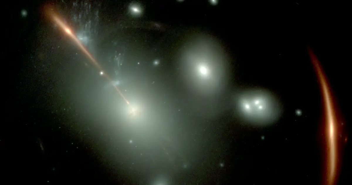 JWST 'weighs' dormant black hole 10 billion light-years away
