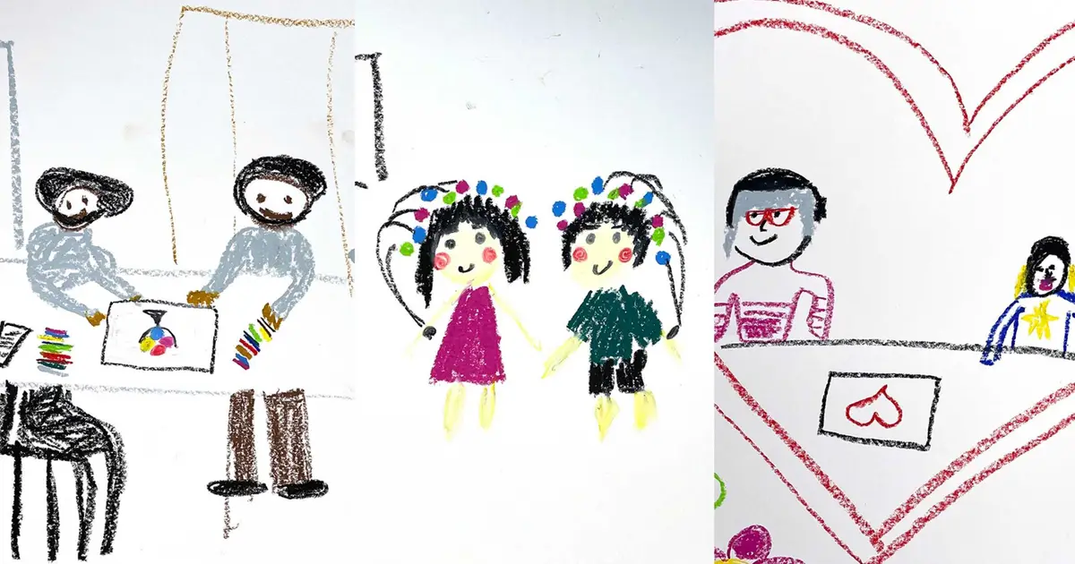 Collaborative drawing offers new insights into how strangers become friends