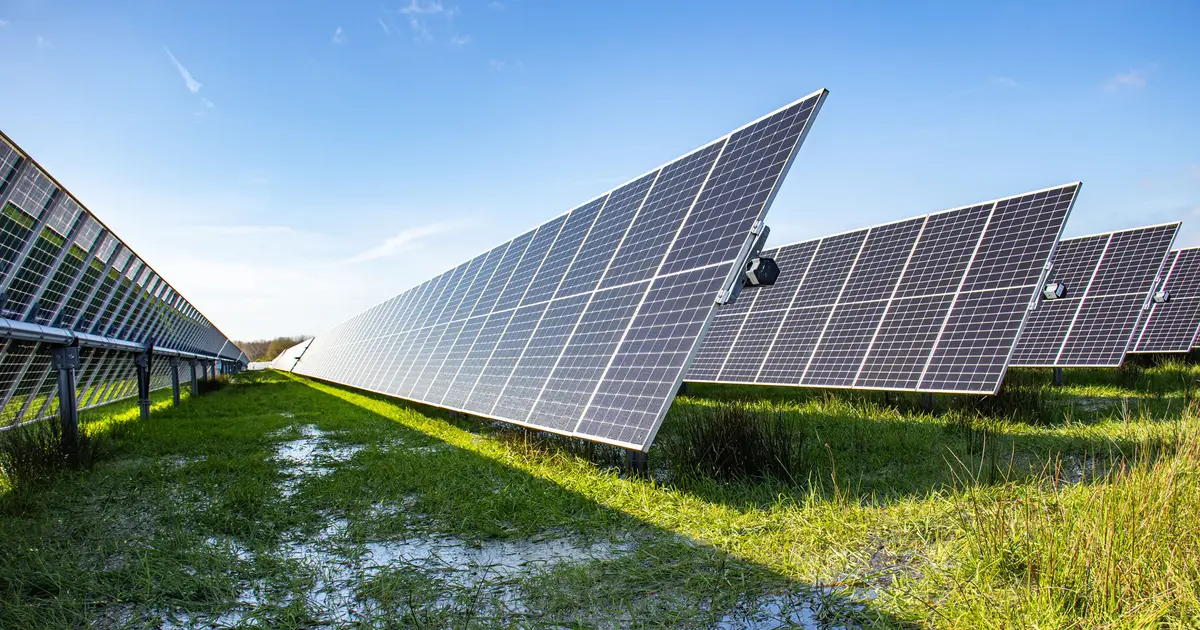 Solar panels on rewetted peatland could be a climate and nature win–win