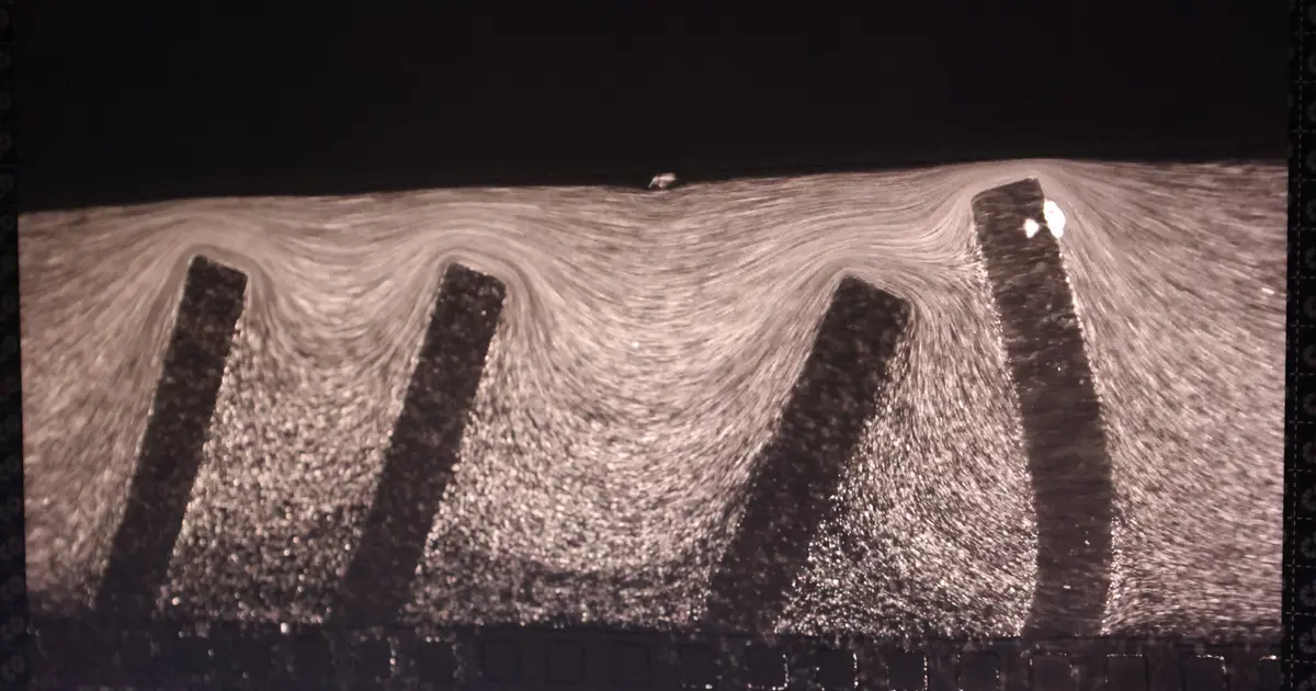 Storing memory on a chip with flowing water