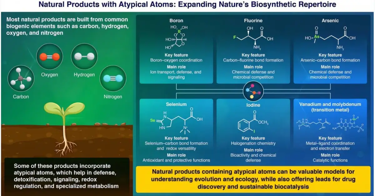 Study explores rare atom-containing natural products and their biomedical potential